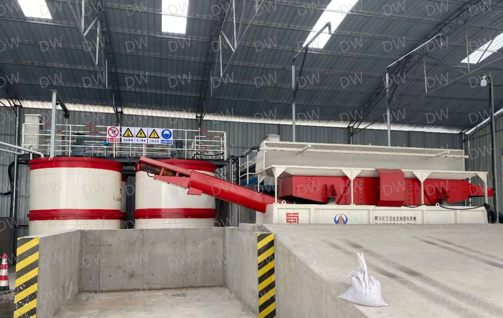 天府新区经眉山至乐山高速公路4标拌合站 拌合站污水处理系统